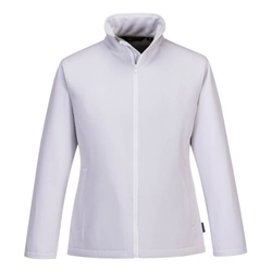 Portwest Women's Print and Promo Softshell (2L). Size/Fit  M/R, White. Style TK21
