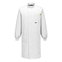 Portwest Anti-Static ESD Howie Coat. Size/Fit  XL/R, White. Style AS15