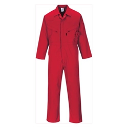 Portwest Liverpool Zip Coverall. Size/Fit  XL/R, Red. Style C813