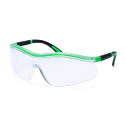 Portwest Neon Safety Glasses. Size/Fit  /R, Clear. Style PS34