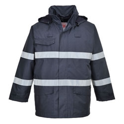 Portwest Bizflame Rain FR Jacket. Size/Fit  S/R, Navy. Style S770