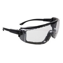 Portwest Focus Safety Glasses. Size/Fit  /R, Clear. Style PS03