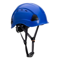 Portwest Height Endurance Vented Helmet. Size/Fit  /R, Royal Blue. Style PS63