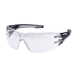 Portwest Anthracite Wraparound Safety Glasses. Size/Fit  /R, Mirror. Style PR01