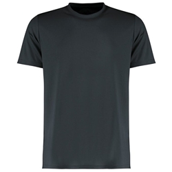 Kustom Kit - Graphite Grey - Premium Cooltex Plus Micro Mesh Performance T-Shirt- Embroidered 2 logos to left breast, 1 logo to right Arm.