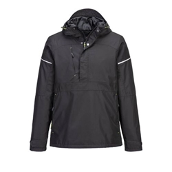 Portwest PW3 Overhead Rain Jacket. Size/Fit  S/R, Black. Style PW330