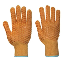 Portwest Criss Cross Glove. Size/Fit  L/R, Orange. Style A130