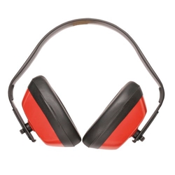 Portwest Classic Ear Defenders. Size/Fit  /R, Red. Style PW40