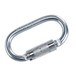 Portwest Twist Lock Carabiner. Size/Fit  /R, Silver. Style FP33