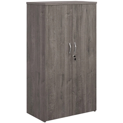 GREY OAK 2-Door Cupboard (3 SHELF)  W800 x H1440 x D470mm