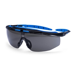 Portwest Peak KN Safety Glasses. Size/Fit  /R, Smoke. Style PS23