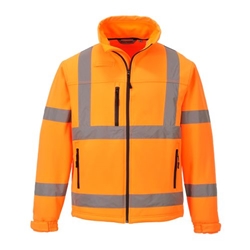 Portwest Hi-Vis Classic Softshell (3L). Size/Fit  XXL/R, Orange. Style S424