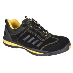 Portwest Steelite Lusum Safety Trainer S1P HRO. Size/Fit  38/R, Black. Style FW34