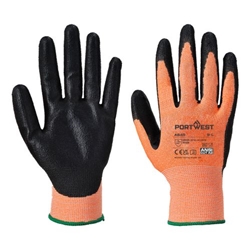 Portwest Cut B13 Nitrile Amber Glove. Size/Fit  XXL/R, Amber. Style A643