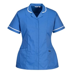 Portwest Women's Stretch Tunic . Size/Fit  XXXL/R, Hamilton Blue. Style LW17