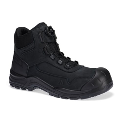 Portwest Steel Nubuck Ankle Boot S3 HRO SR FO SC. Size/Fit  38/R, Black. Style FC39