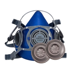 Portwest Auck Half Mask Kit. Size/Fit  M/U, Blue. Style P418