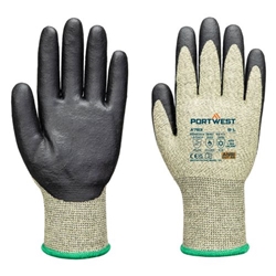 Portwest Arc Cut F13 Level 3 Glove. Size/Fit  L/R, Green/Black. Style A783