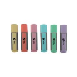 5 Star Highlighter Set Recycled Content Pastel Assorted Pack 10