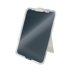 Leitz Cosy Glass Drywipe Desktop Easel Whiteboard Velvet Grey 39470089