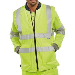 Beeswift High Visibility Reversible Bodywarmer Yellow/Navy 4XL