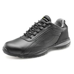 Beeswift Black Click Double Density S1 Leather Upper Trainer Pair 8
