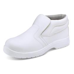 Beeswift White Micro-Fibre Water Resistant Pull On S2 Safety Boots 10