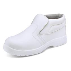 Beeswift Micro-Fibre Water Resistant Pull On S2 Safety Boots White 13