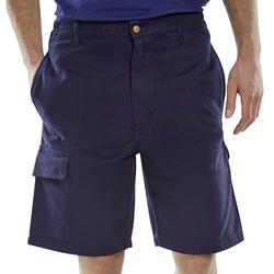Beeswift Blue Cargo Pocket Shorts Navy 40 Clcpsn40