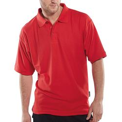Beeswift Red Click Short Sleeve Polo Shirt S Clpksres