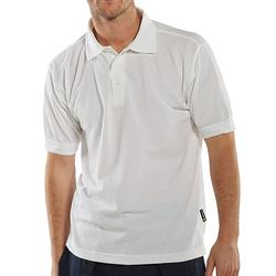 Beeswift Click Short Sleeve Polo Shirt White S CLPKSWS