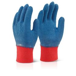 Beeswift LatexFully Coated Gripper Gloves Blue L LFCGGBL