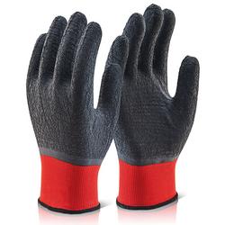 Beeswift Multipurpose Fully Coated Latex Polyester Knitted Gloves Black XL MP4FCXL