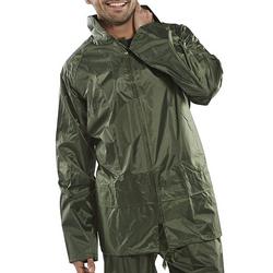 Beeswift Green Nylon B-Dri Weather Proof Jacket Olive S Nbdjos