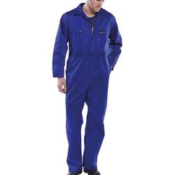 Beeswift Super Click Heavyweight Boilersuit Royal Blue 58 PCBSHWR58