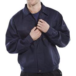 Beeswift Blue Heavyweight Drivers Jacket Navy 46 Pcj9n46
