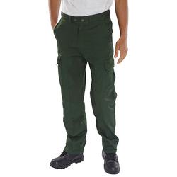 Beeswift Super Click Drivers Trousers Bottle Green 48 PCTHWBG48