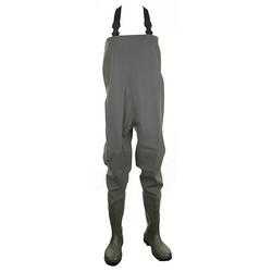 Dunlop Green Pvc Non-Safety Chest Wader 1Pr 7 Pcw07