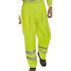 Beeswift Bseen PU Overtrousers Saturn Yellow 3XL PUT471SY3XL