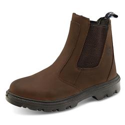 Beeswift Brown Sherpa Pu Rubber S3 Leather Upper Dealer Boots 1Pr 12