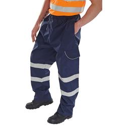 Beeswift Blue Over Trousers Navy Xxs Bd118nxxs