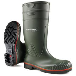Dunlop Acifort Heavy Duty Full Safety Waterproof Boots Green 13