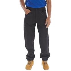 Beeswift Click Action Work Trousers Black 44S AWTBL44S
