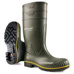 Dunlop Green Acifort Heavy Duty Safety Waterproof Boots 6