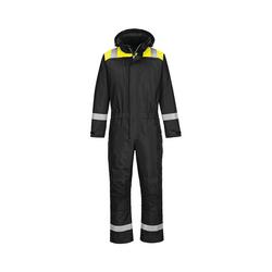 Portwest Pw3 Winter Coverall Black/Yellow Large PW353BKYL