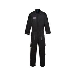 Portwest Texo Contrast Coverall Black Small TX15BKRS