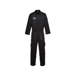 Portwest Black Texo Contrast Coverall 3XL Tx15bkrxxxl