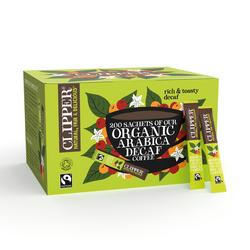 Clipper Organic Fairtrade Decaffeinated Coffee Stick (Pack of 200) 3016926