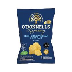 O'Donnells Irish Cider Vinegar and Sea Salt Flavour Crisps (Pack of 32) 933587-C