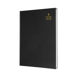Collins Black A4 Desk Diary Week To View 2026 40-99.26